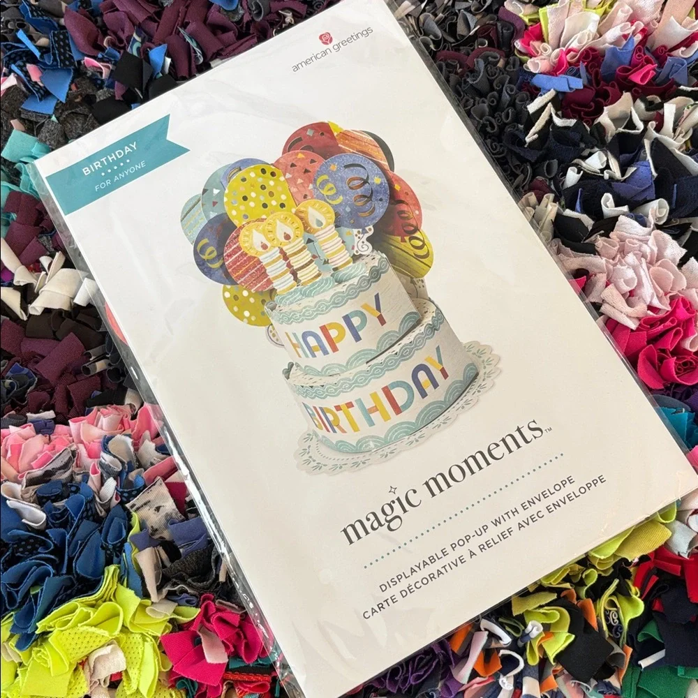 🆕American Greetings Magic Moments Birthday Pop Up Card With Envelope